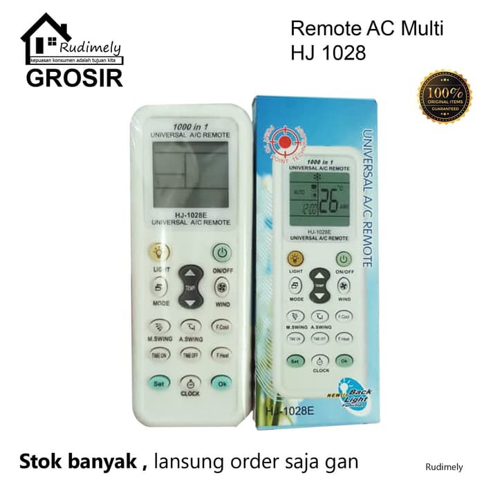 GROSIR Remote AC Universal / Remot ac Multi K-1028E