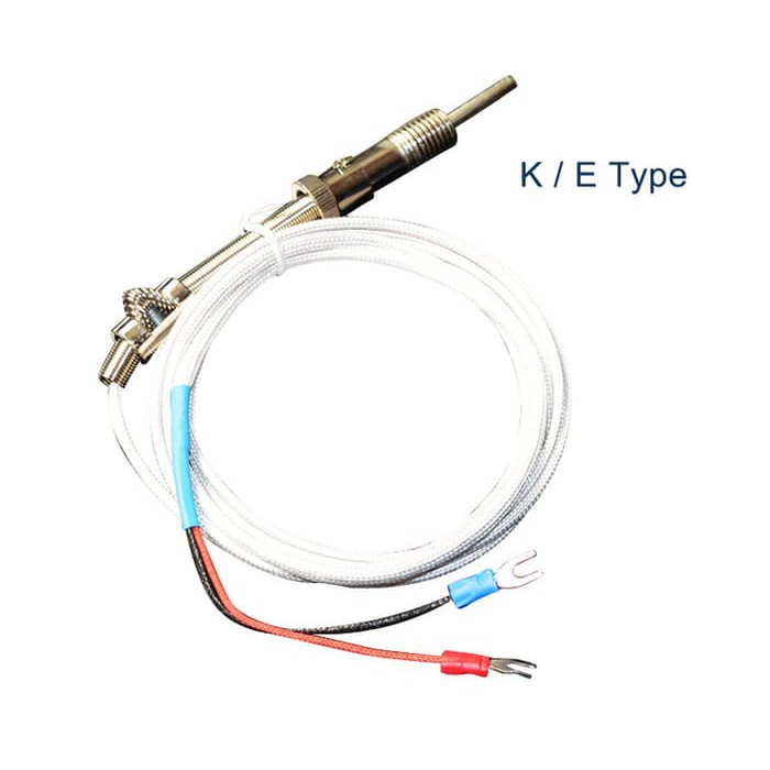 Jual THERMOCOUPLE TYPE K SENSOR 5MM PROBE LENGTH 1M CABLE READY STOCK ...