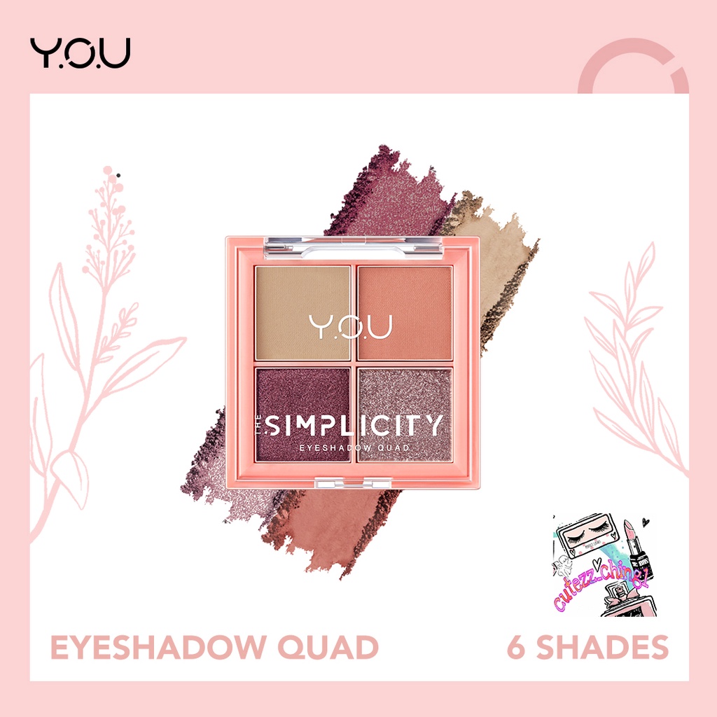 ☃️Cutezz_Ching1☃️YOU The Simplicity Eyeshadow Quad 5.2g - Eyeshadow