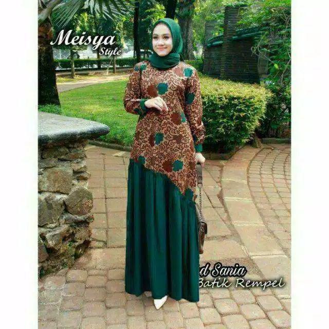 Gamis Batik Manggar, Padi,sekar,cantik,kubis,kipas,daun,kupu,nadine,gendis