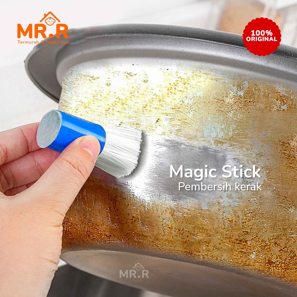 Alat Pembersih Karat Kerak Panci Kuali Wajan Peralatan Dapur Bahan Stainless Steel Logam Magic Stick