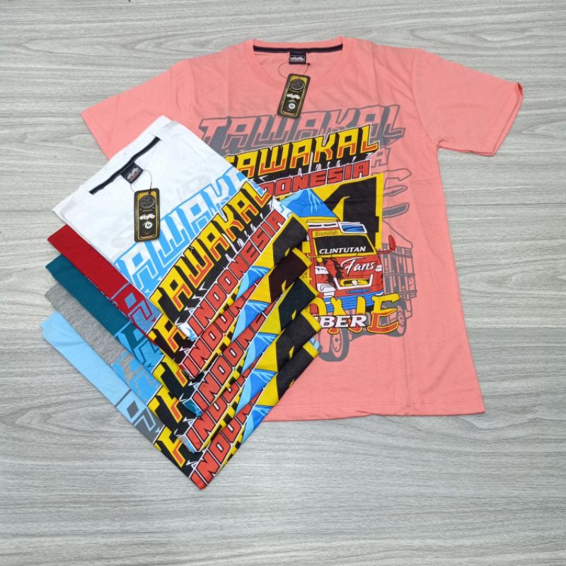 Kaos oblong TAWAKAL INDONESIA PBTC TRUCK INDONESIA EXPRES Sz M