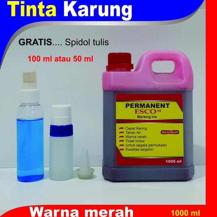 

#####] Tinta karung esco / tinta permanen merah