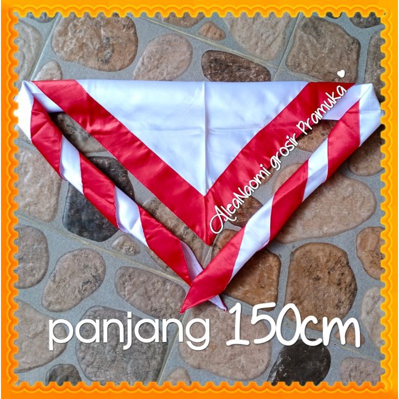 Hasduk pramuka satin hasduk SMA panjang 150cm hasduk saten hasduk satin kacu Pramuka hasduk pembina jumbo kain satin satin Saten sateen