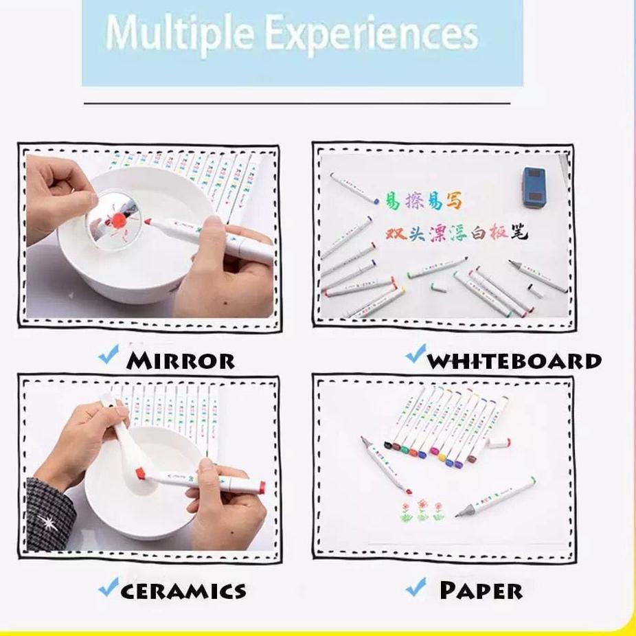 

code Jj8J3-- SPIDOL AJAIB SPIDOL Ngapung Di Air SPIDOL MAGIC Magic Marker Floating Pen Water Based Marker Hits Viral Spidol Ngapung Spidol Papan Tulis Whiteboard Marker Floating Marker Spidol Apung Spidol Ajaib Magic Marker
