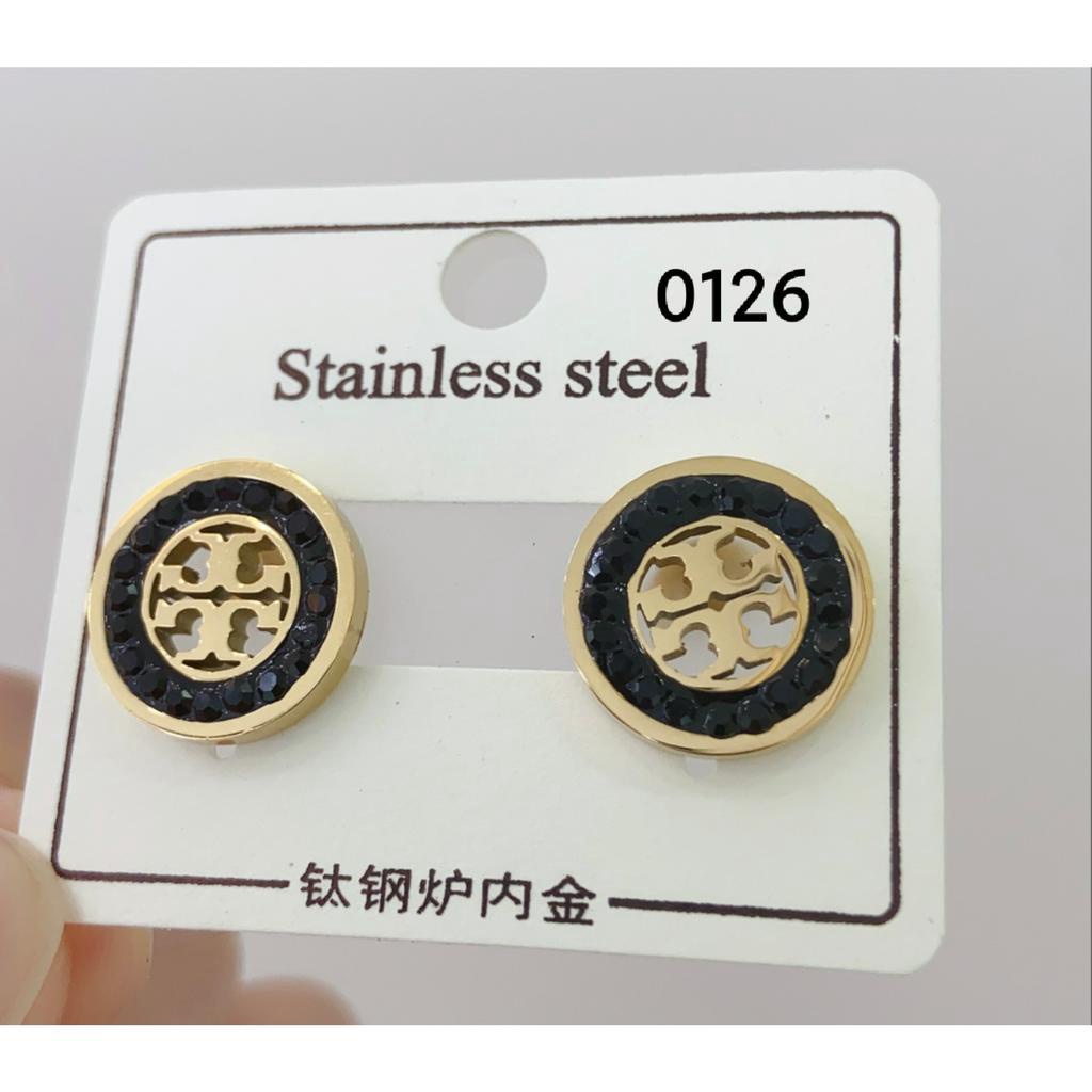 Anting Titanium Permata Perhiasan Fashion 0126