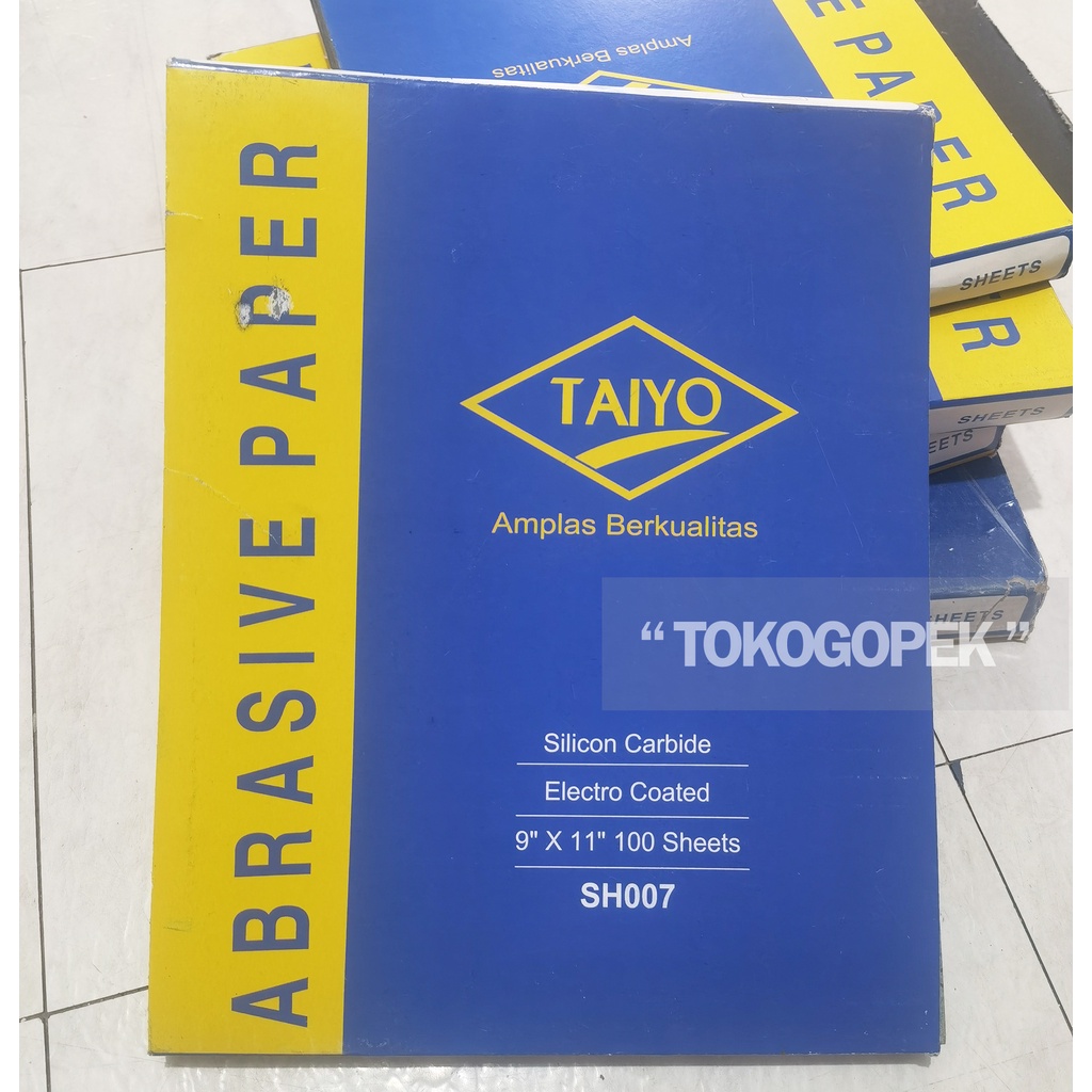 TAIYO AMPLAS LEMBAR SH-007 - AMPLAS DUCO TEMBOK KAYU