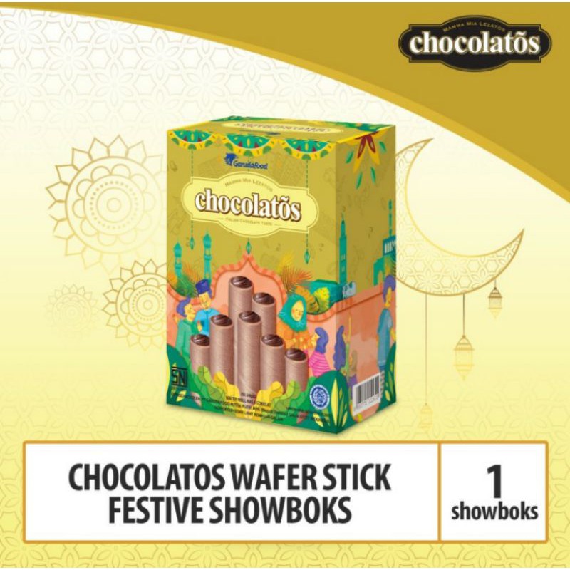 

Chocolatos Wafer Stick Festive 8,5g