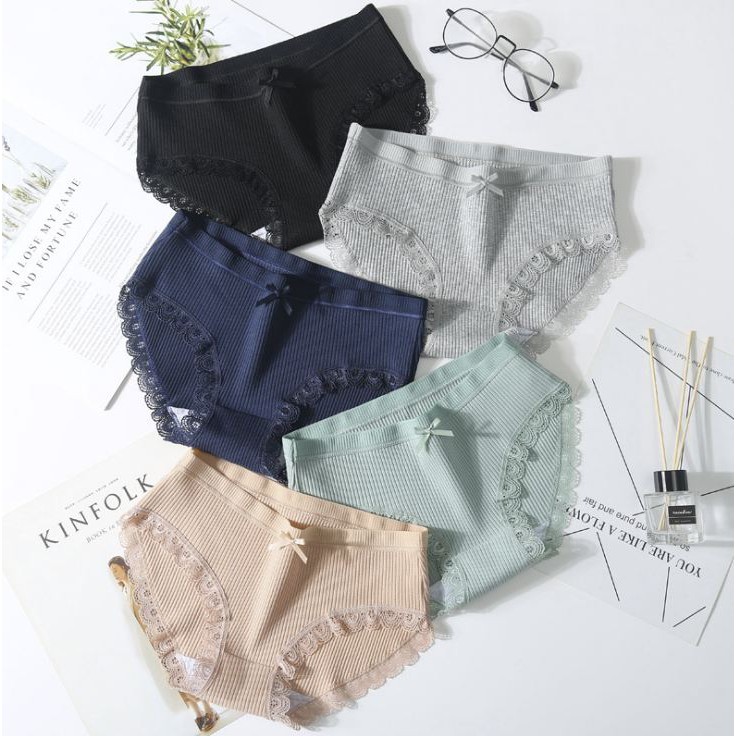 HUES.ID CD imut fashion Undies Celana Dalam Wanita Polos high quality katun import CD 2019