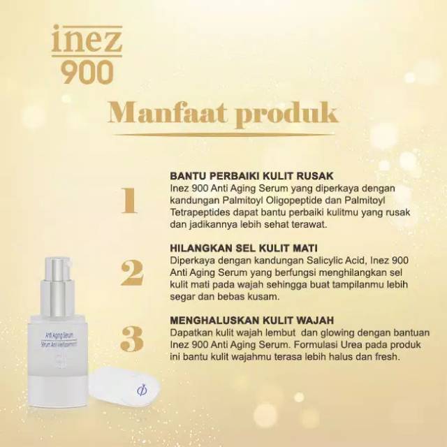 ❤️GROSIR❤️ INEZ 900 Anti Aging Serum