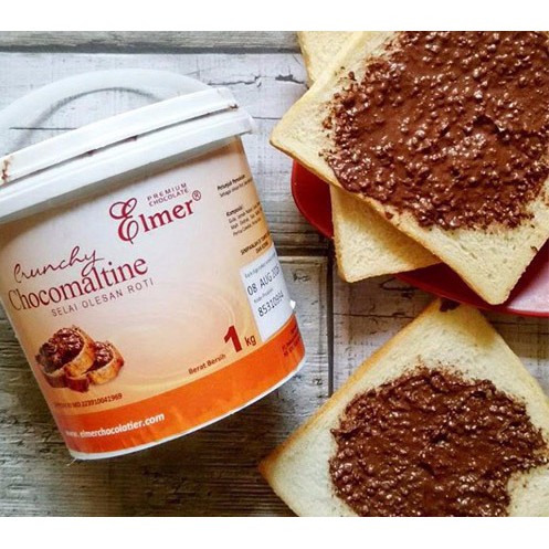 

Chocomaltine Elmer Crunchy Selai Cokelat 500gram
