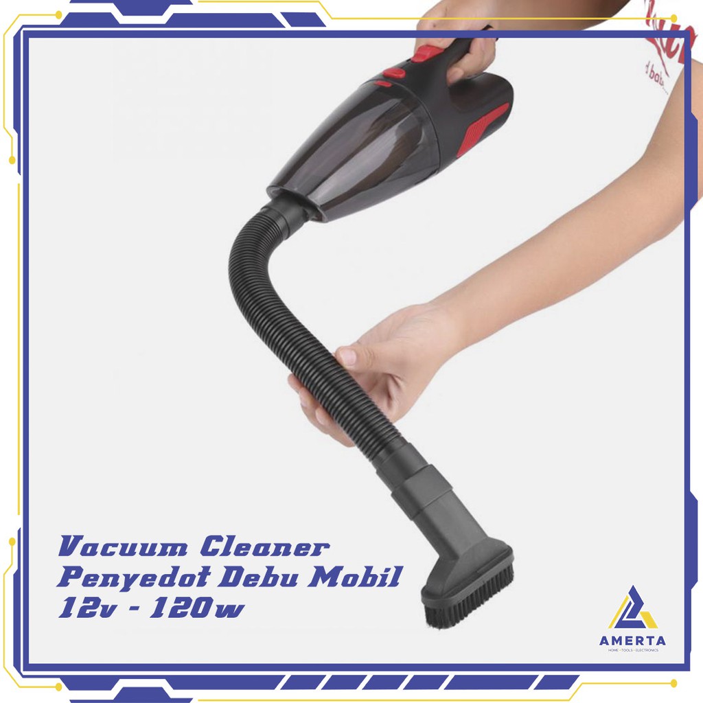 Vacuum Cleaner Penyedot Debu Mobil 12V 120W - OTOHEROES - Black