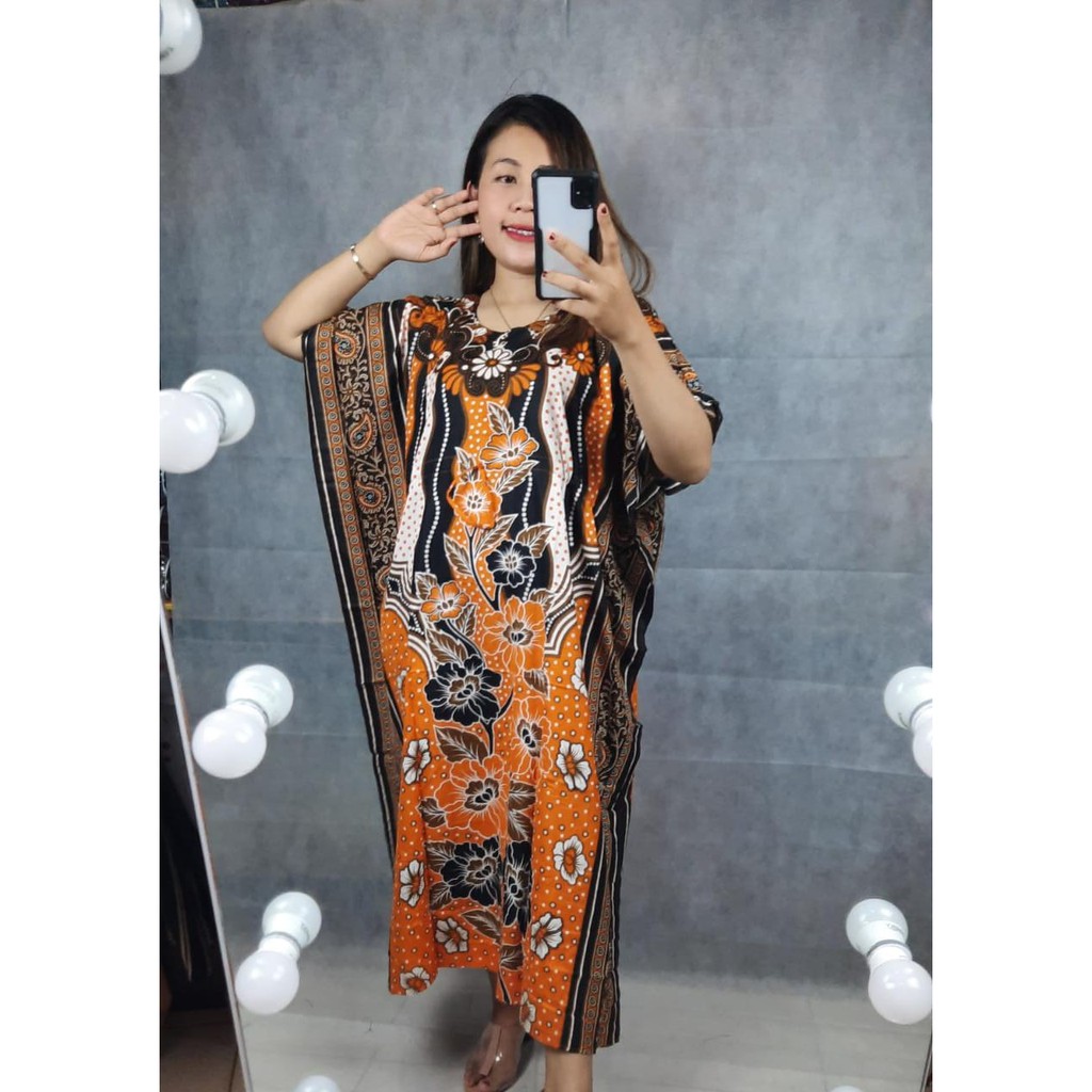 Longdress Lowo Jumbo Motif Bunga Sepatu / Coza Batik