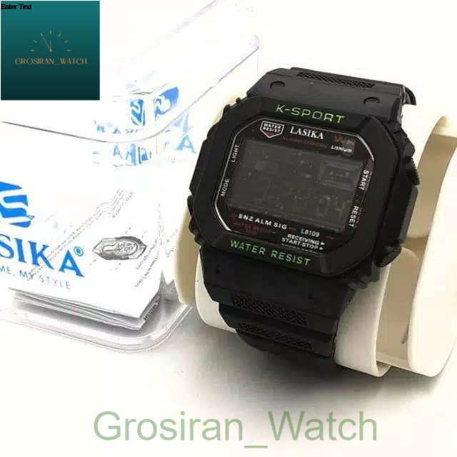 Ready ️ Jam Tangan Pria Sporty Digital Anti Air Lasika Original LSK-8109 [G_W]