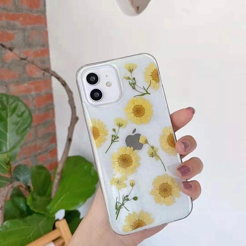 Dried Flower Daisies Vol 2 Case Oppo A95 A74 A54 A55 Reno 3 4 5 6 7 Pro A5s A7 F9 F11 A15 A15s A12 A12s A33 A53