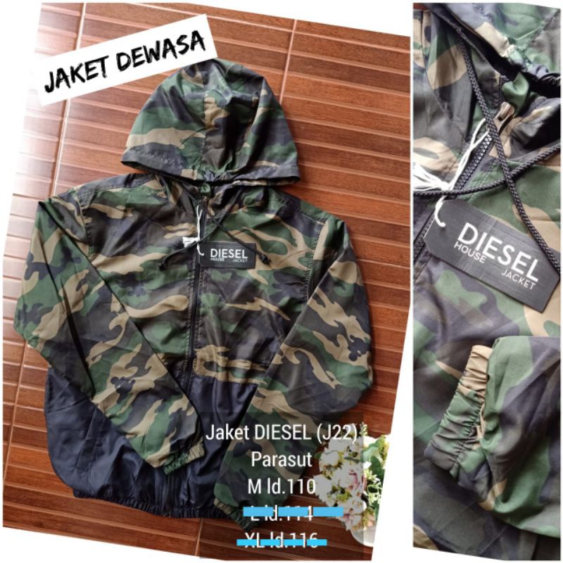 Jaket Parasut Diesel