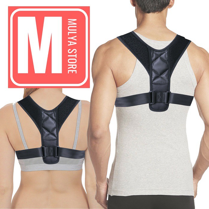 Back Support Posture Corrector Clavicle Support Penyangga Penegak Pencegah Punggung Bungkuk Impor