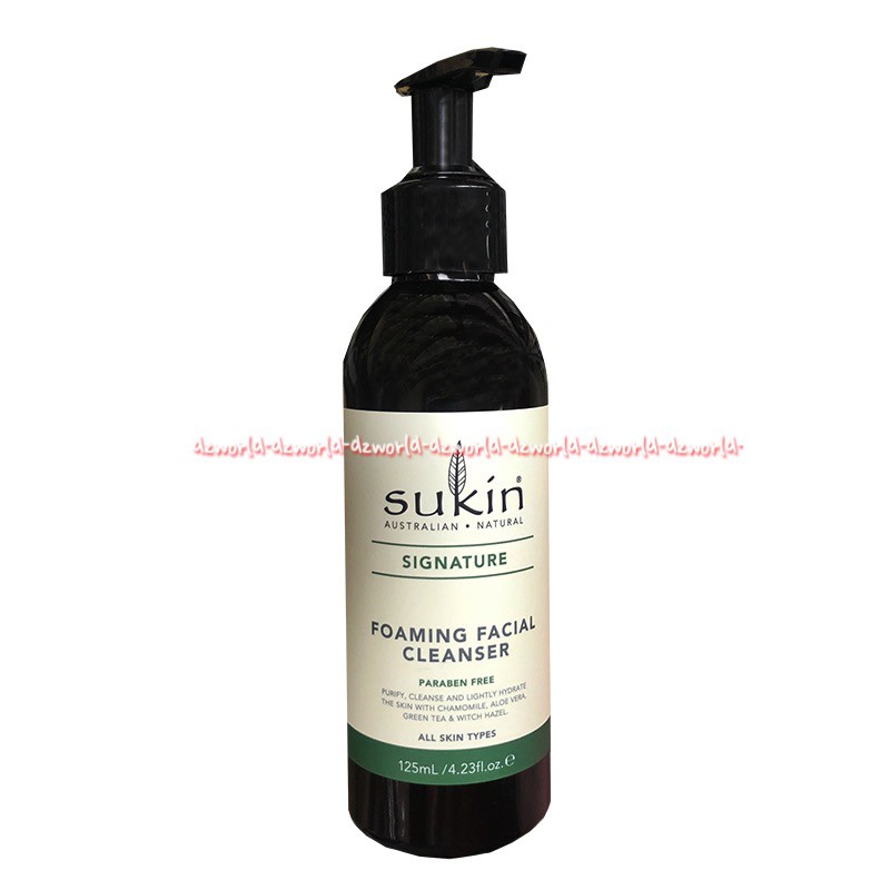 Sukin Signature Foaming Facial Cleanser Paraben Free 125ml Sabun Foam