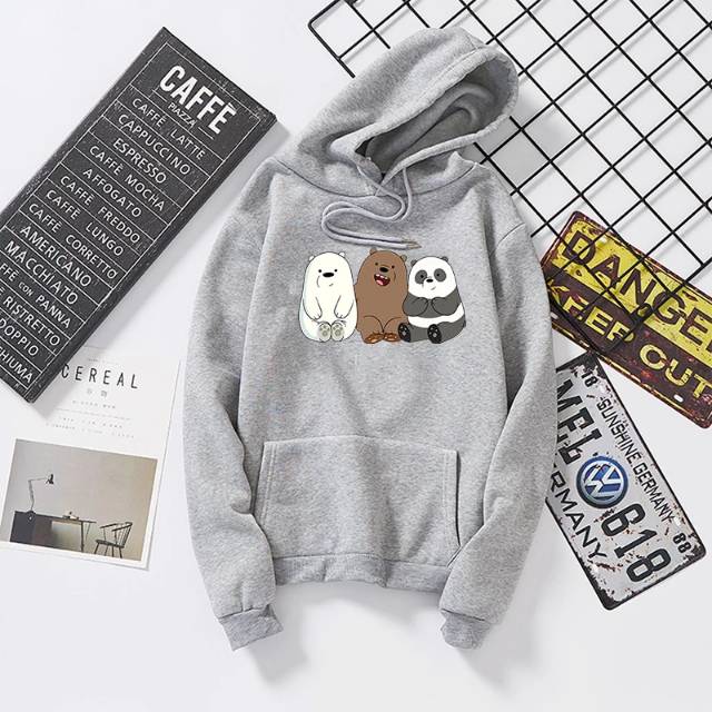 SWEATER HOODIE  NEW PANDA SWEATER / SWEATER WANITA TEBAL