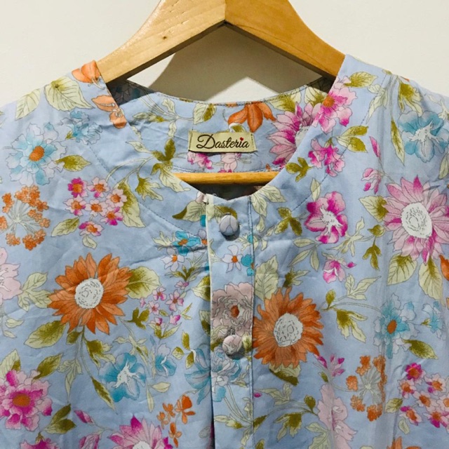 Daster Katun Jepang Ori CeriBE SOFT BLUE