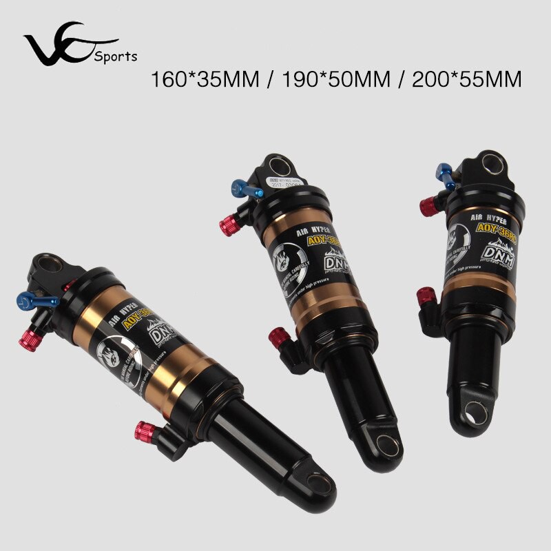 Import DNM rear shock for mountain bike 165mm 190mm 200mm XC Trail soft tail bicycle shock