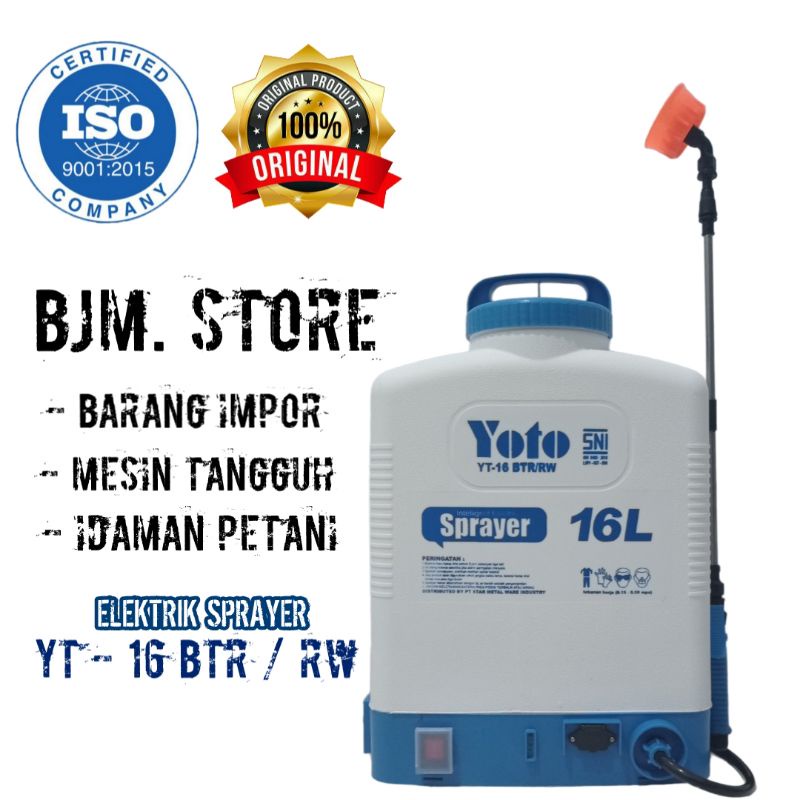 sprayer elektrik yoto / tangki elektrik yoto / semprotan disinfektan / tangki otomatis yoto / spraye