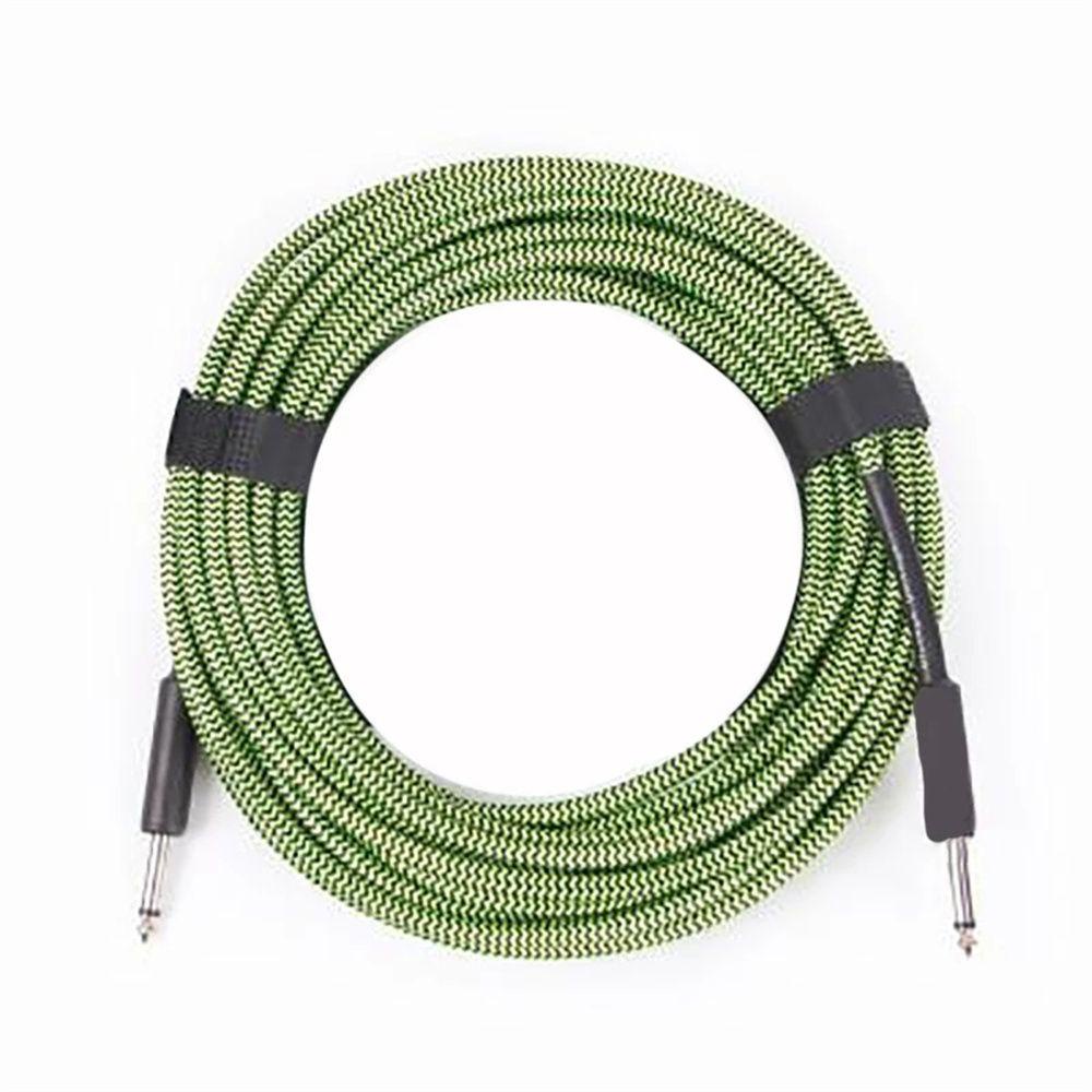 Lanfy Kabel Gitar Terlindung Kabel Instrumen Senar Braided Bass Cable Color Gitar Amplifier Kabel Gitar Elektrik