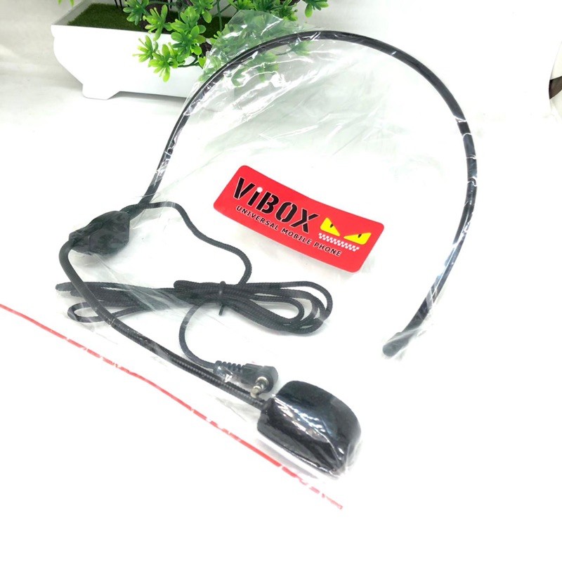 PROMO MIC CLIP ON BANDO ORIGINAL VIBOX KABEL NYLON SUARA AUDIO HD CLEAR BUAT VLOGGER