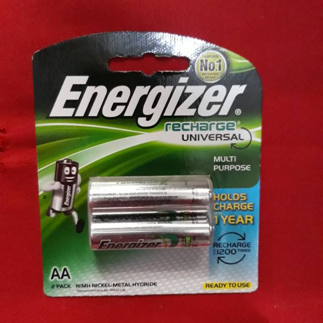 Rechargeable Battery Energizer NH15 BP2 AA 1200 Times ( 1400 mAh )