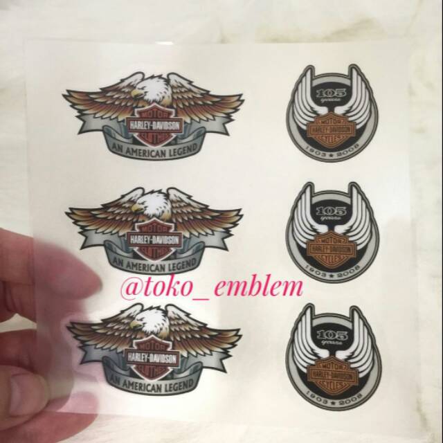 Stiker harley davidson eagle an American legend