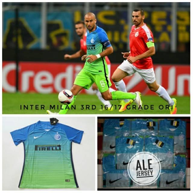 Jersey bola inter milan 3rd third 16/17 Grade Ori Thailand murah obral