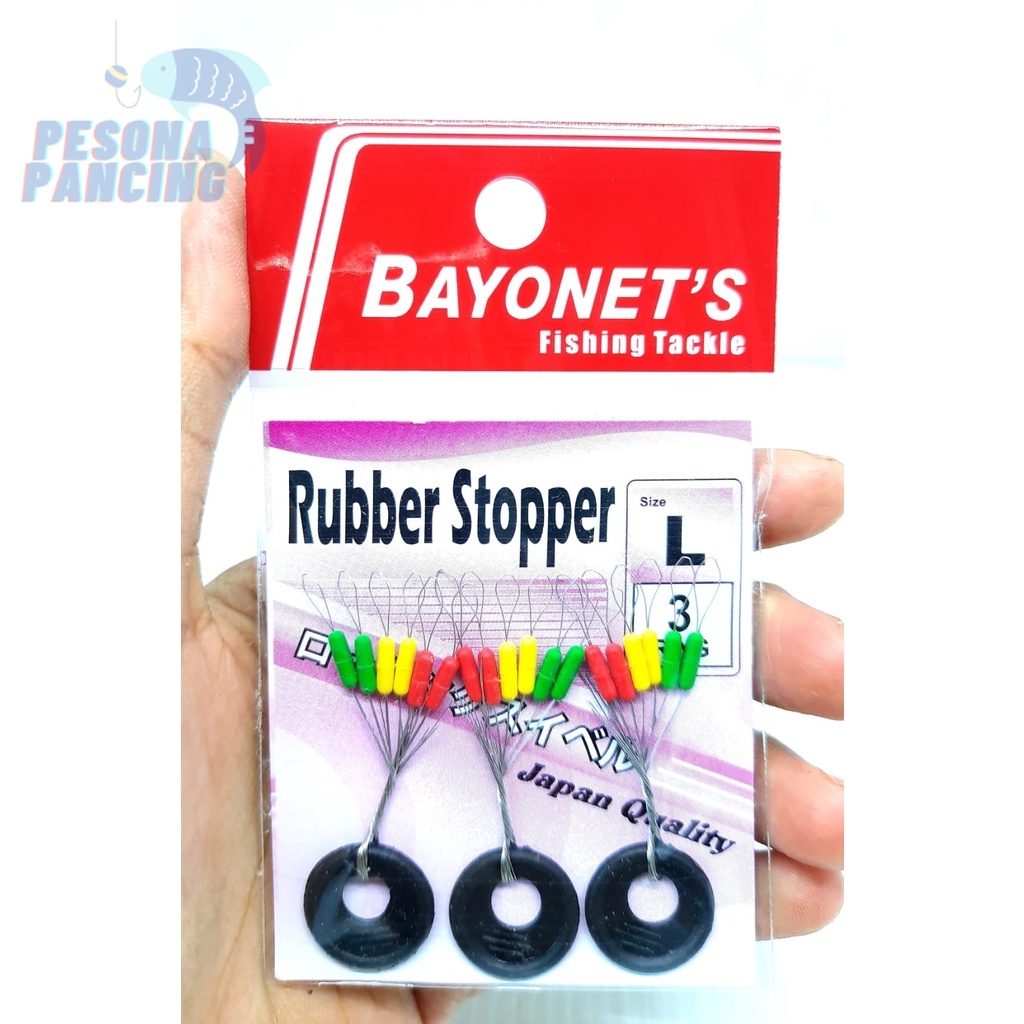 Stoper Pancing BAYONET Karet SOSIS Warna RAINBOW Atau PELANGI Penyangga Pelampung Termurah Dan Terlaris