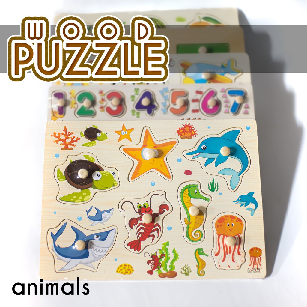 Puzzle Kayu Bergambar