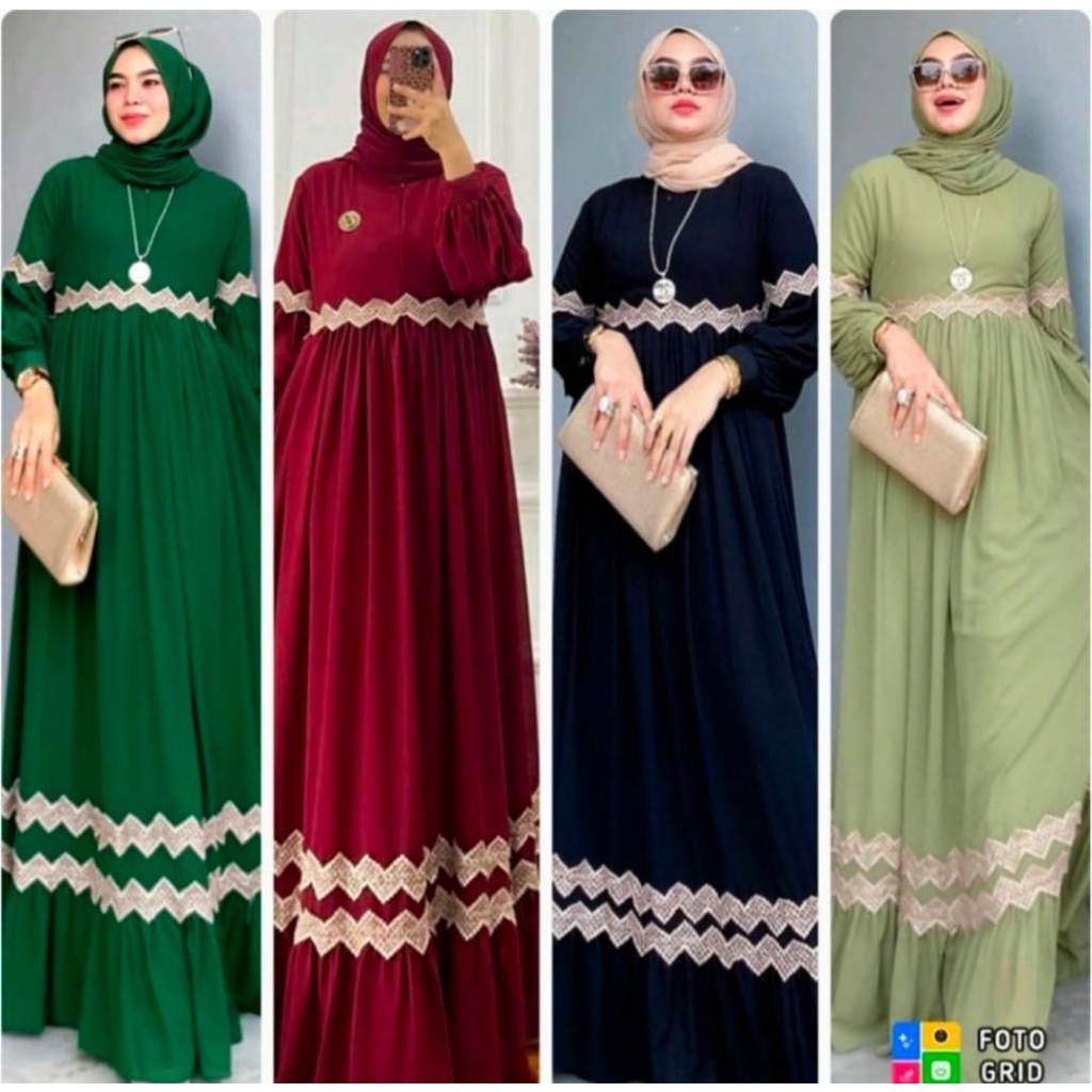 GAMIS CERUTY RENDA ZIGZAG TERBARU 2022