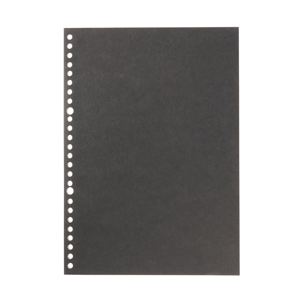 

MUJI NOTEBOOK TYPE LOOSE LEAF B5 (6mm horizontal line). 26 holes/50 pages