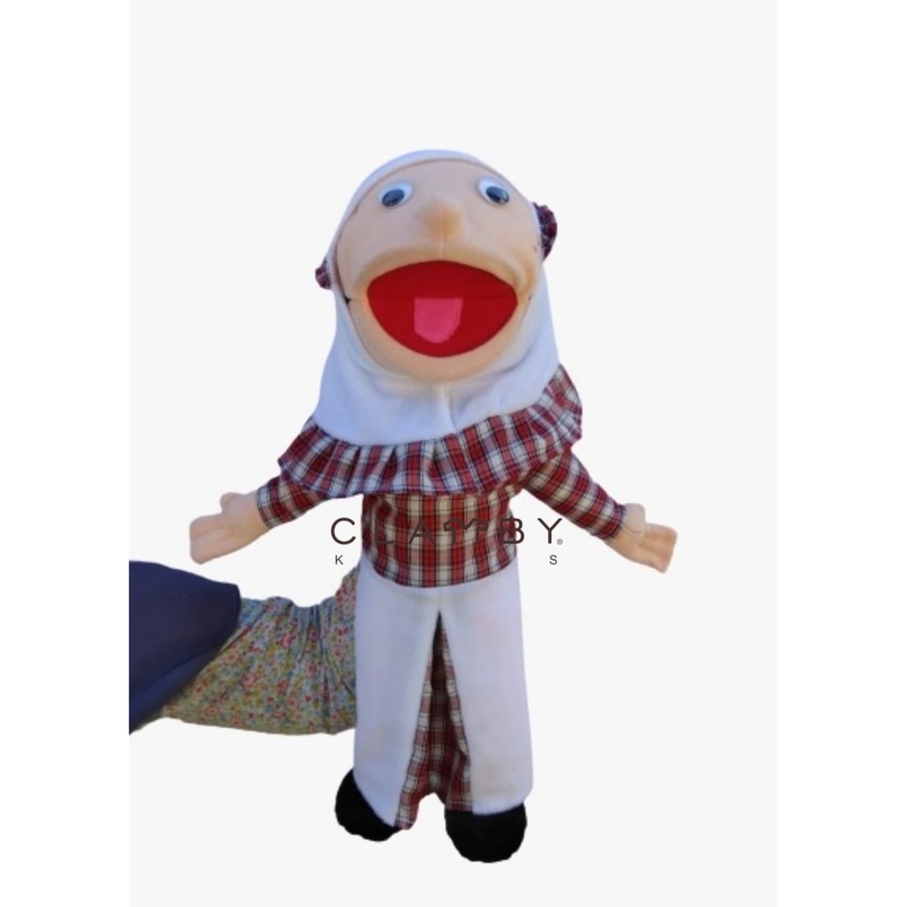 boneka muppet anak cewek berjilbab | boneka peraga dongeng Mulut gerak | Muppet Santri | Muppet Guru