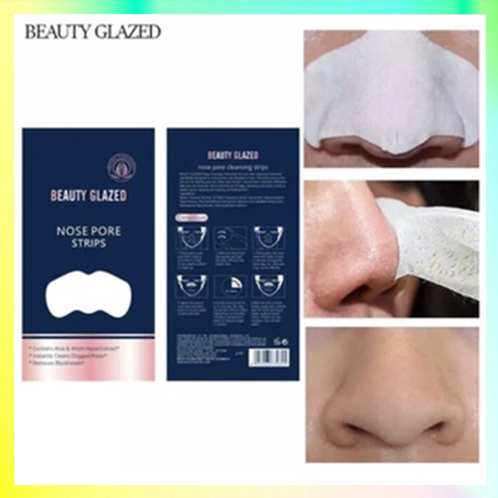 BEAUTY GLAZED Nose Pore Pack Masker Komedo REDUCE EXCESS OIL BG003