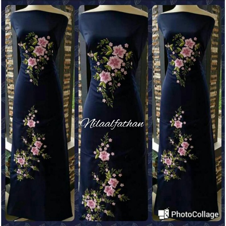 Bahan gamis bordir