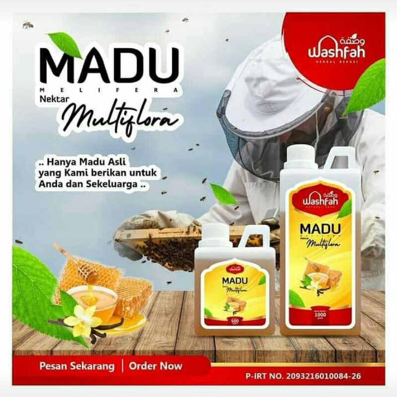

Madu Multiflora Asli 1kg Bergaransi!!!
