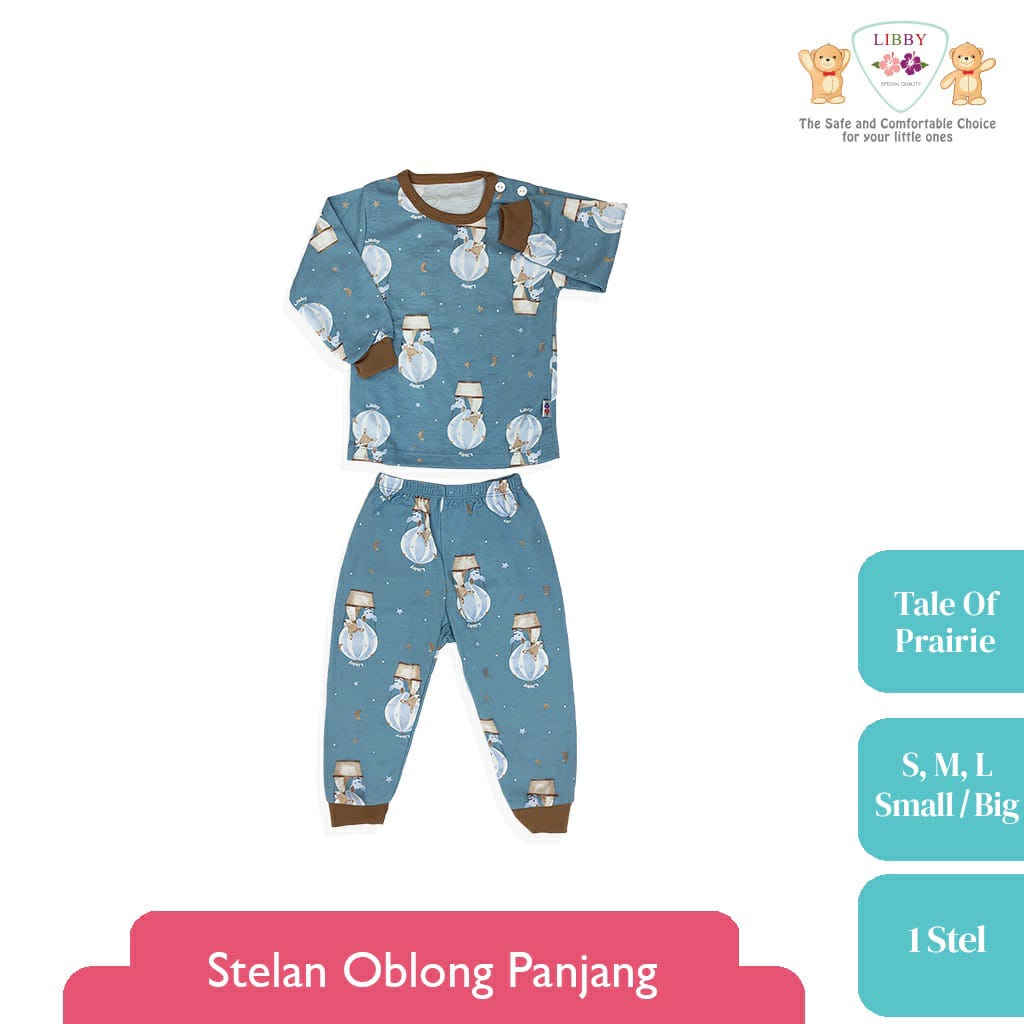 Libby Stelan Oblong Baju &amp; Celana Panjang BIG - Tale Of Prairie Series ( Isi 3 Pcs )