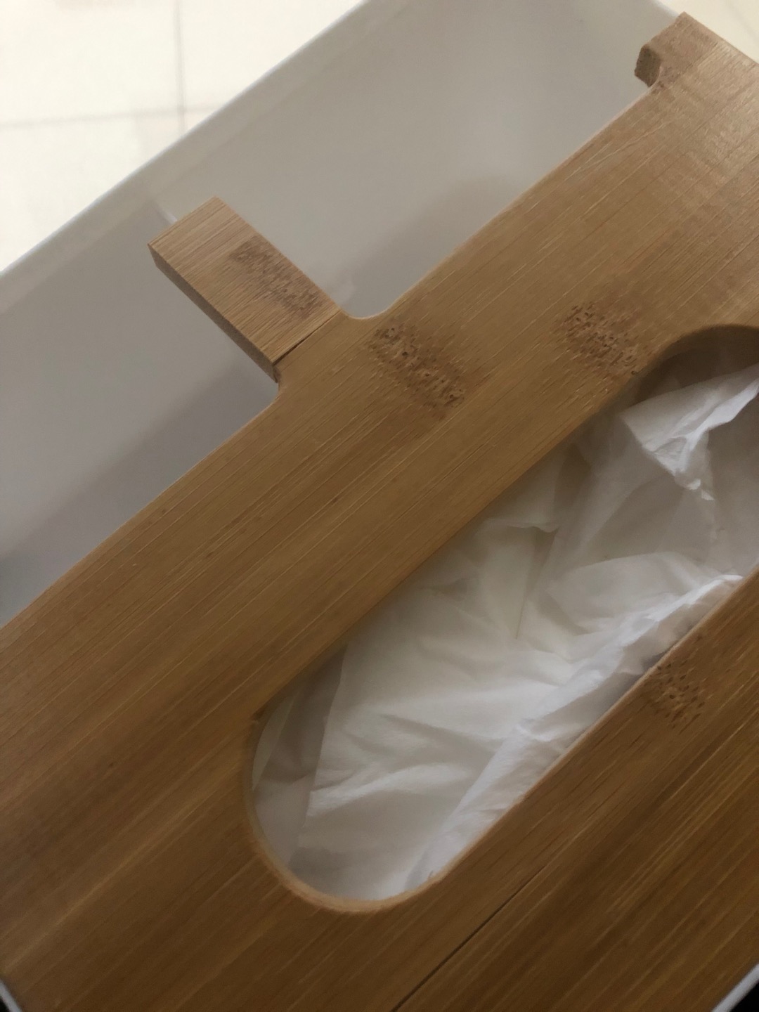 Wood Wooden Kayu Kotak Tisu Box Remote Ruang Tamu Meja Kantor - Sendok Kunci Kosmetik Organizer