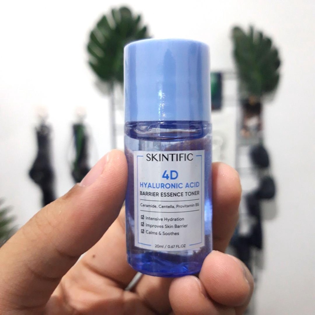 SKINTIFIC 4D HYALURONIC ACID Barrier Essence Toner 20ML BPOM