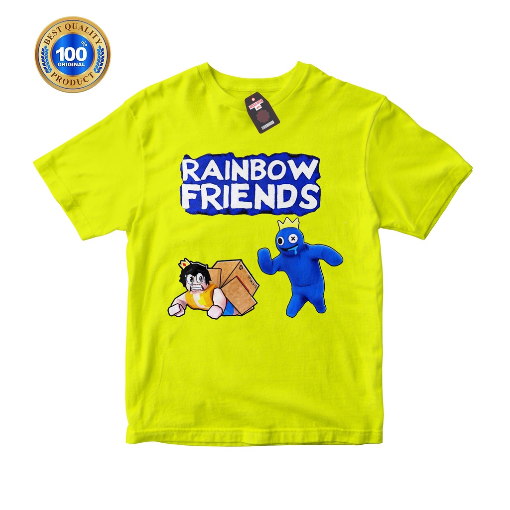 KAOS ANAK RAINBOW TERBARU FRIENDS UNISEX LENGAN PENDEK