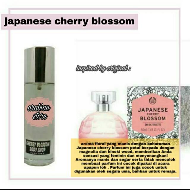 PARFUM ARABIAN STORE /PARFUM JAPANESE CHERRY BLOSSOM /PARFUM CEWE