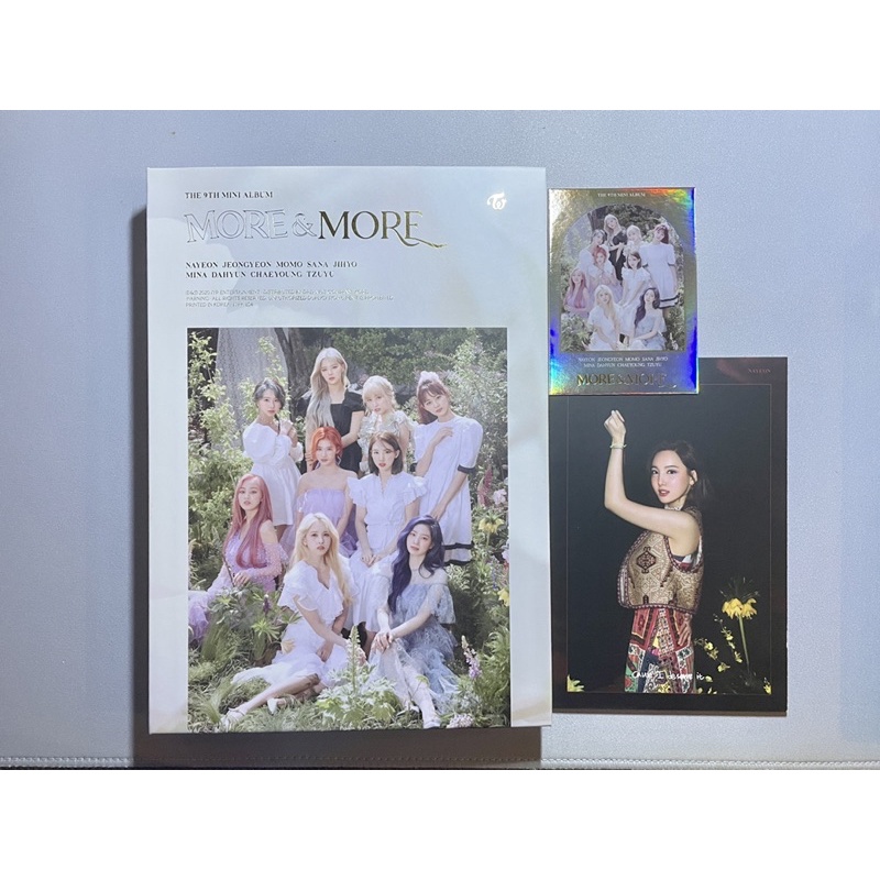 Twice More & More Album CD Plate Tzuyu More&More