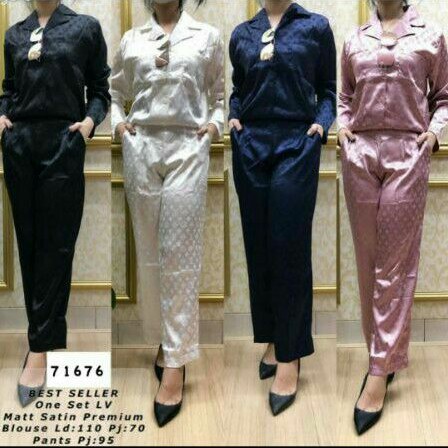 SET LV SATIN SILK
