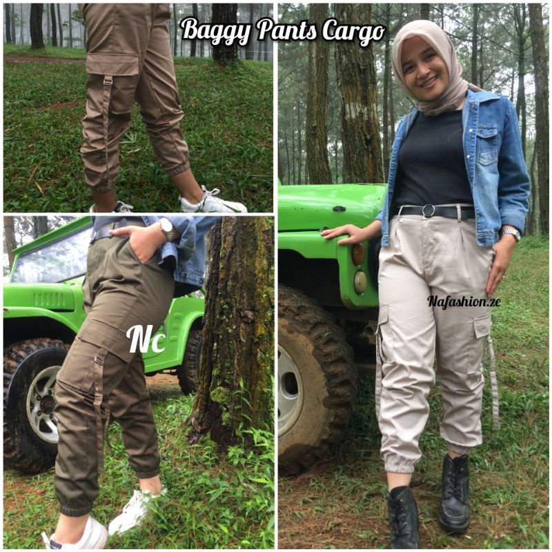 CELANA JOGGER CARGO - CARGO PANTS - CELANA JOGER CARGO TALI - JOGER CARGO XXL