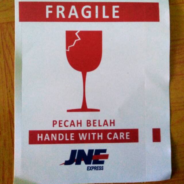 Stiker Fragile JNE