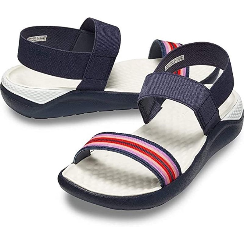 Sandal Crocs Wanita LiteRide Sandal W Flat / Sandal Crocs Wanita / Sandal Wanita / Crocs LiteRide Women