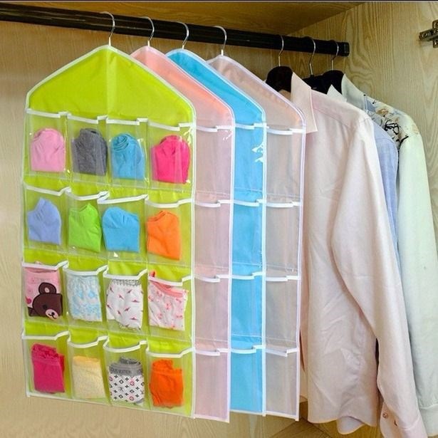 Pouch Hanging Organizer Serbaguna / Rak Celana Dalam Gantung Underwear Organizer / TS-68